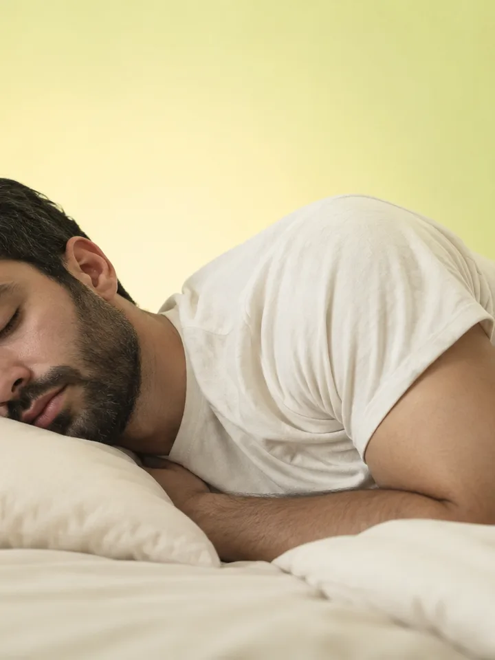 Man sleeping peacefully